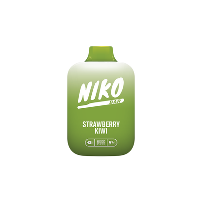 Niko Bar Disposable | 7000 Puffs | 15mL  | 50mg | MOQ 10pc | Strawberry Kiwi
