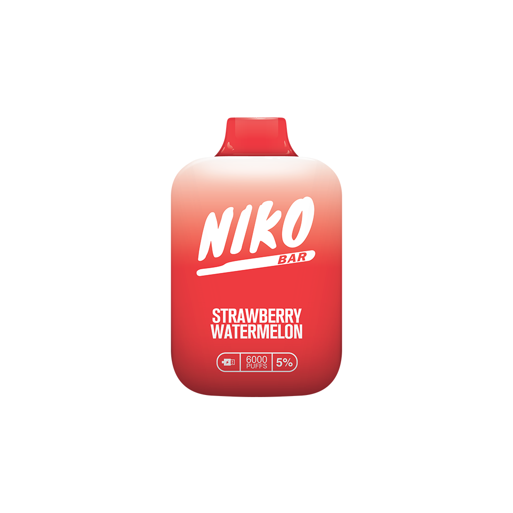 Niko Bar Disposable 7000 Puffs 15mL 50mg | MOQ 10pc Strawberru Watermelon