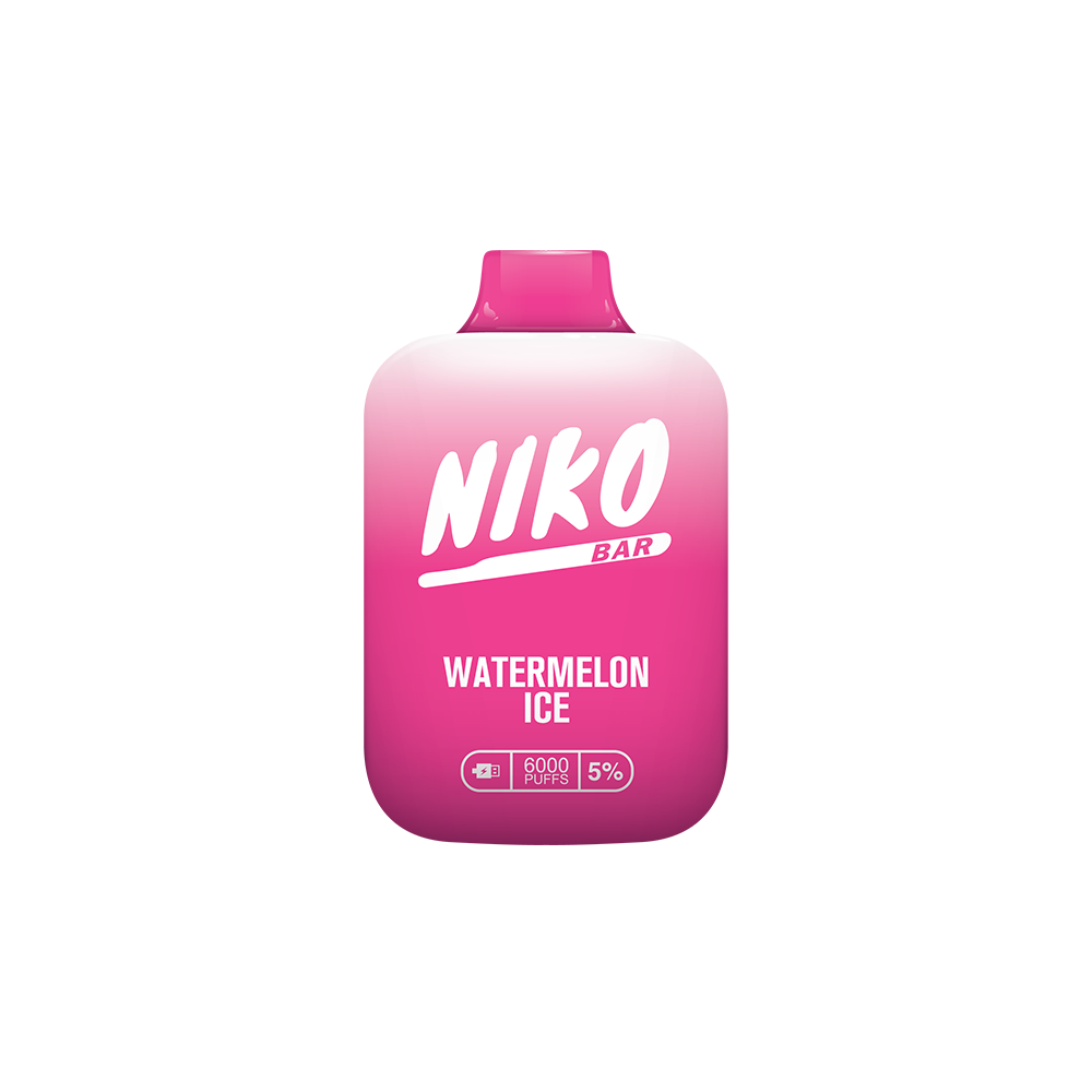Niko Bar Disposable | 7000 Puffs | 15mL  | 50mg | MOQ 10pc | Watermelon Ice