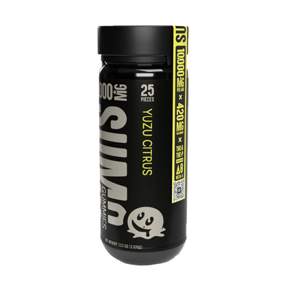 Half Baked Huuge Sumo Gummies (10,000mg+ 25ct Jar) Yuzu Citrus