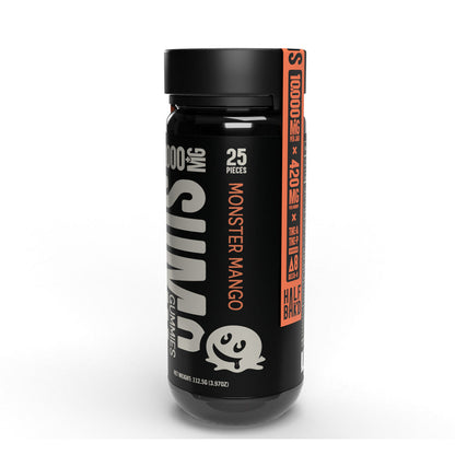 Half Baked Huuge Sumo Gummies (10,000mg+ 25ct Jar) Monster Mango