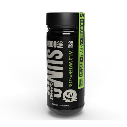 Half Baked Huuge Sumo Gummies (10,000mg+ 25ct Jar) Wild Watermelon