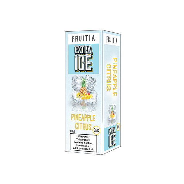 Fresh Farms FRUITIA Salt Series E-Liquid 30mL (Salt Nic) | Pineapple Citrus Ice with packaging