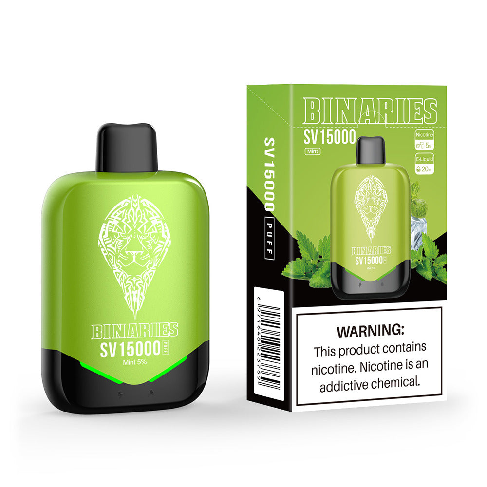 HorizonTech Binaries Cabin Disposable SV | 15000 Puffs | 20mL | 50mg | MOQ 10 | MOQ 10 Mint with packaging