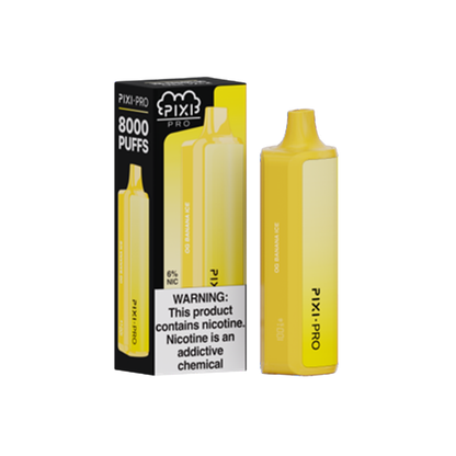 Pixi Pro Disposable | 8000 puffs | 14mL | 60Mg | MOQ 10pc | OG Lychee Ice with packaging