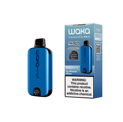 WAKA SoPro DM8000 Disposable | 8000 Puffs | 14mL | 50mg | MOQ 10 | Icy Mineral Water with Packaging