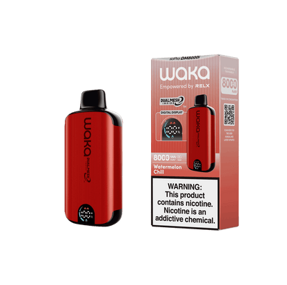WAKA SoPro DM8000 Disposable | 8000 Puffs | 14mL | 50mg | MOQ 10 | Watermelon Chill with Packaging