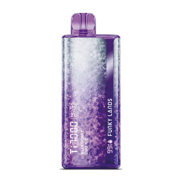 Funky Lands Ti7000 Disposable 7000 Puffs 12.8mL 40-50mg – MOQ 5 - Blueberry Duo Ice