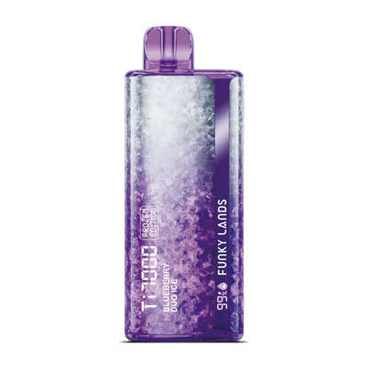 Funky Lands Ti7000 Disposable 7000 Puffs 12.8mL 40-50mg – MOQ 5 - Blueberry Duo Ice