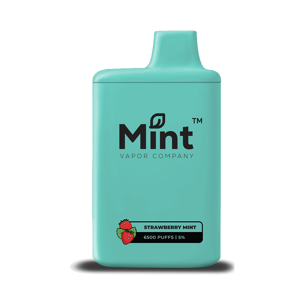 Mint Series Disposable 6500 Puffs 16mL 50mg | MOQ 5 Strawberry Mint