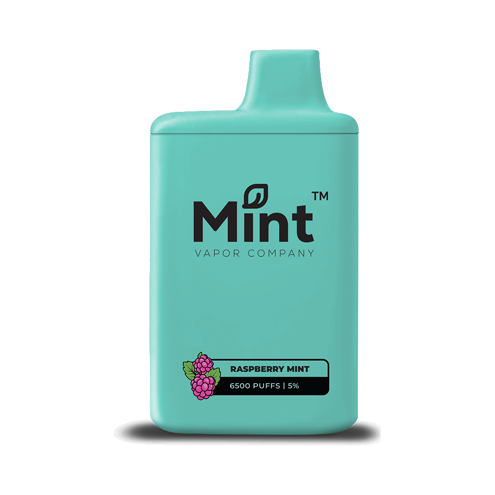 Mint Series Disposable 6500 Puffs 16mL 50mg | MOQ 5 Raspberry Mint