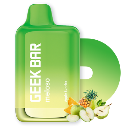 Geek Bar Meloso Max Disposable | 9000 Puffs | 14mL | 50mg | MOQ 5 | Apple Sunrise