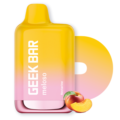 Geek Bar Meloso Max Disposable | 9000 Puffs | 14mL | 50mg | MOQ 5 | Nectarine 