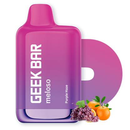 Geek Bar Meloso Max Disposable | 9000 Puffs | 14mL | 50mg | MOQ 5 | Purple Haze