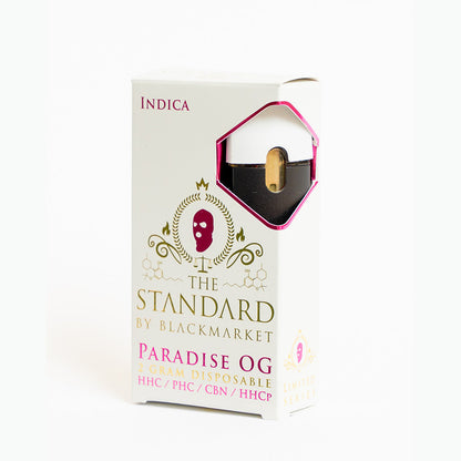 The Standard Rare-Blend Delta Disposable 2g - Paradise OG HHC + PHC + CBN + HHCP (2g)