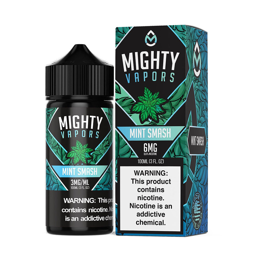 Mighty Vapors E-Juice 100mL (Freebase) | Mint Smash