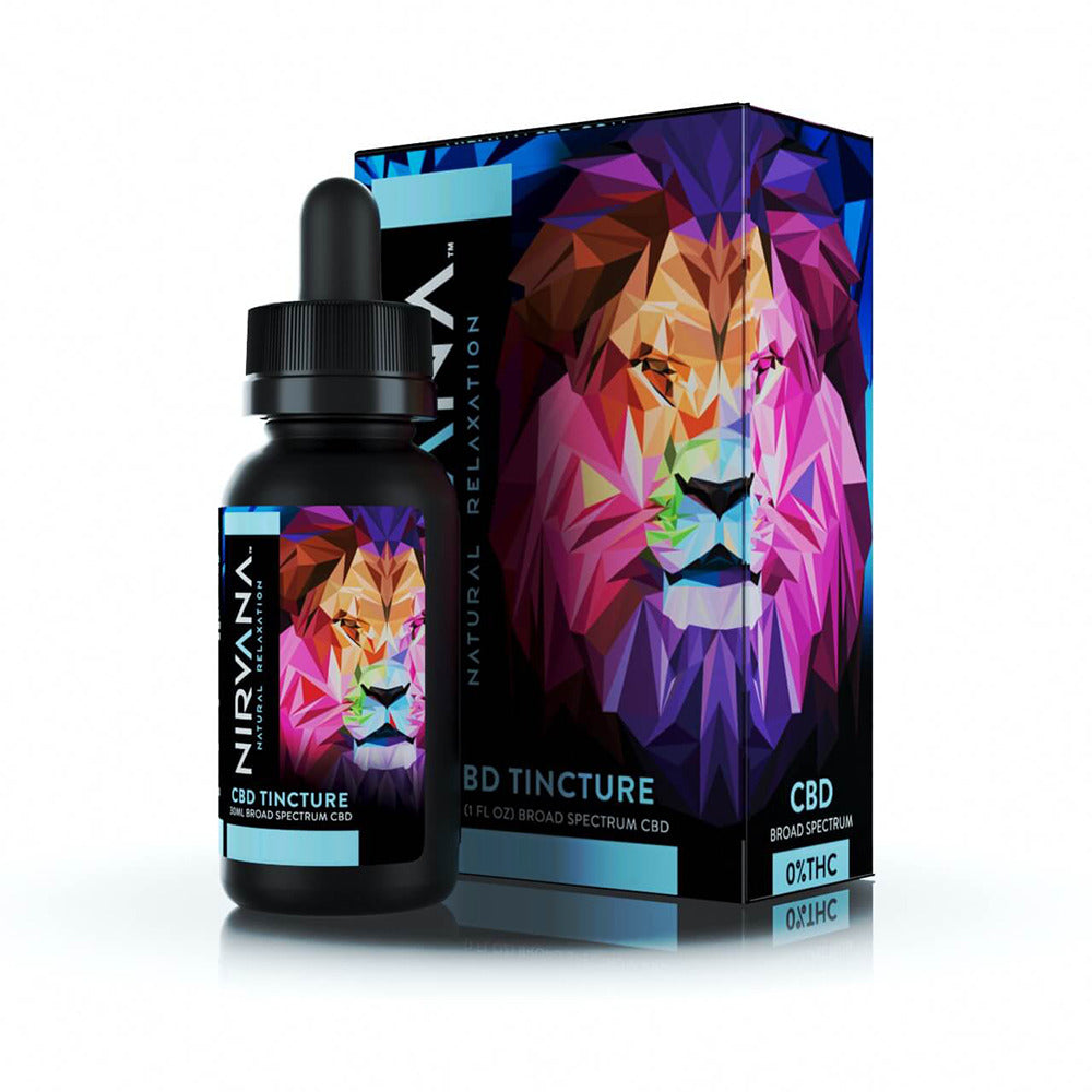 Nirvana Broad Specturm CBD Tinctures (2500mg 30mL Tincture) Vanilla (2500mg)