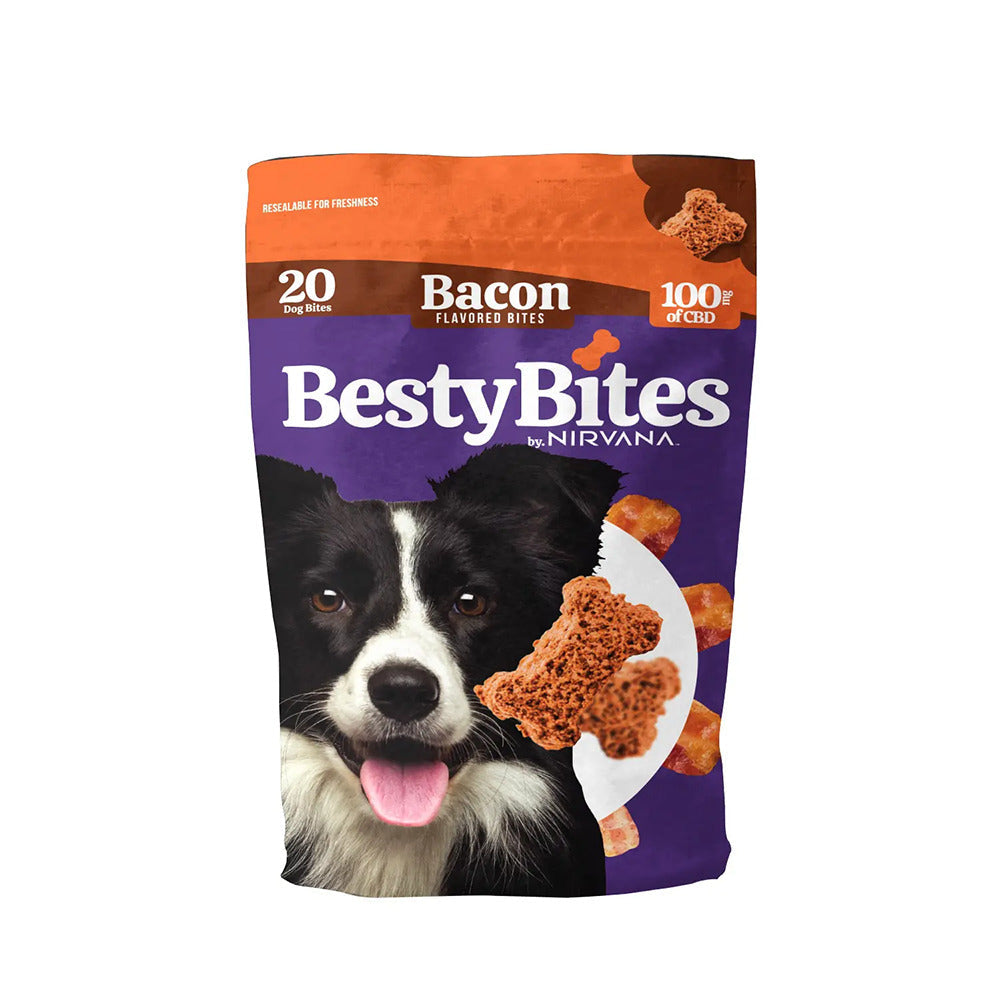 Nirvana Besty Bites CBD Dog Treats (100mg 20ct Pouch)