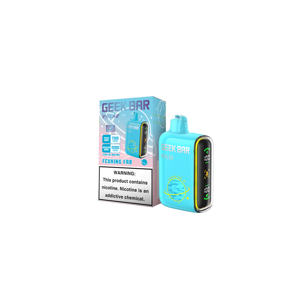 Geek Bar Pulse Disposable 15000 Puff 16mL 50mg • MOQ 5- Fcuking Fab