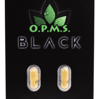 OPMS Kratom (Black/Gold) Series Capsules (10-Pack)  Black Series Kratom (2ct Pack)(x10 Packs)