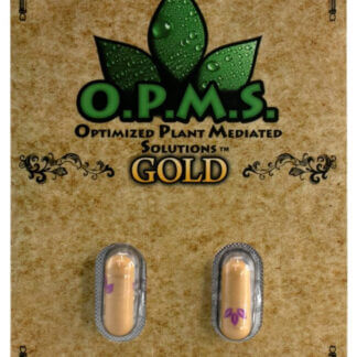 OPMS Kratom (Black/Gold) Series Capsules (10-Pack) Gold Series Kratom (2ct Pack)(x10 Packs)