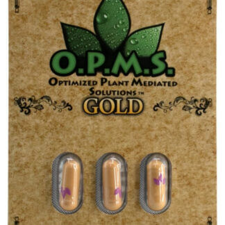 OPMS Kratom (Black/Gold) Series Capsules (10-Pack) Gold Series Kratom (3ct Pack)(x10 Packs)