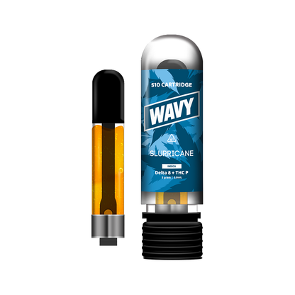 Wavy D8 + THCP Cartridges (2g) Slurricane with Packaging
