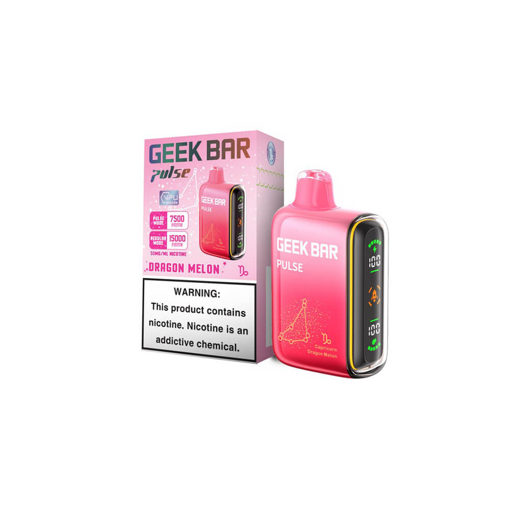 Geek Bar Pulse Disposable 15000 Puff 16mL 50mg • MOQ 5- Dragon Melon