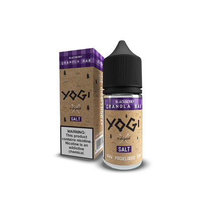 Yogi Salt Series E-Liquid 30mL | Blackberry with Packaging