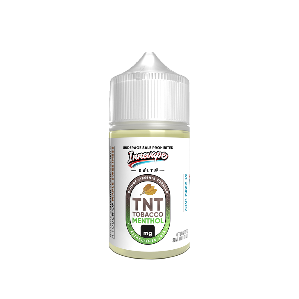 Innevape Salt Series E-Liquid 30mL (Salt Nic) - TNT Tobacco Menthol