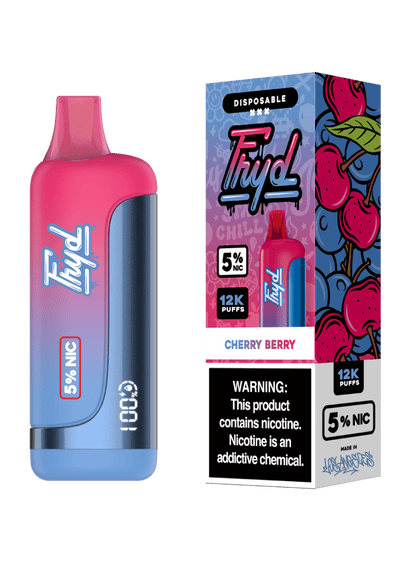 FRYD Disposable | 12000 Puffs | 17mL | 50mg | MOQ 5 | Cherry Berry with Packaging
