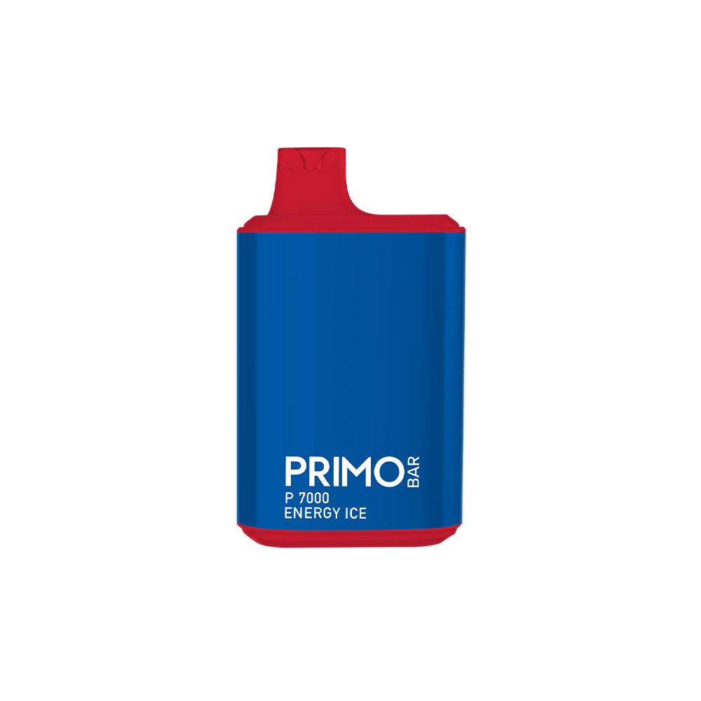 Primo Bar P7000 Disposable 7000 Puffs 14mL 50mg | + 700 Puff Mystery Flavor Disposable | MOQ 10 Energy Ice 