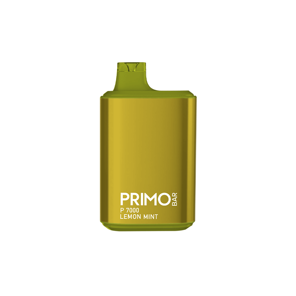 Primo Bar P7000 Disposable 7000 Puffs 14mL 50mg | + 700 Puff Mystery Flavor Disposable | MOQ 10 Lemon Mint