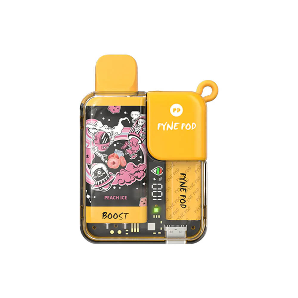 Pyne Pod Boost Disposable | 8500 Puffs | 10mL | 50mg | MOQ 5 | Peach Ice