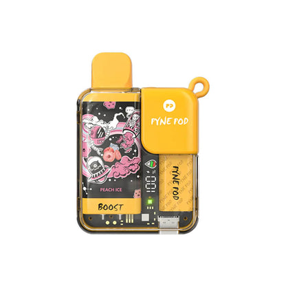 Pyne Pod Boost Disposable | 8500 Puffs | 10mL | 50mg | MOQ 5 | Peach Ice