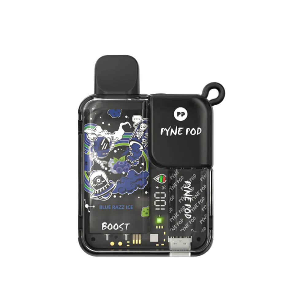 Pyne Pod Boost Disposable | 8500 Puffs | 10mL | 50mg | MOQ 5 | Blue Razz Ice