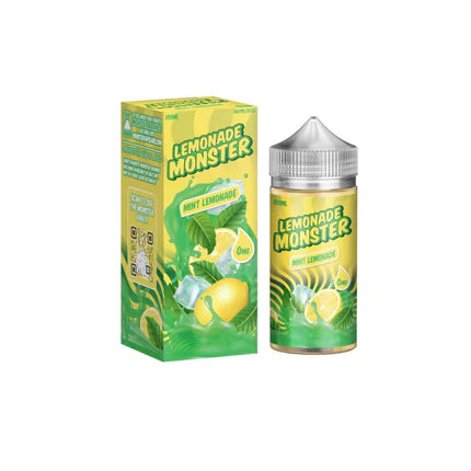 Jam Monster Series E-Liquid 100mL - Freebase - Lemonade - Mint