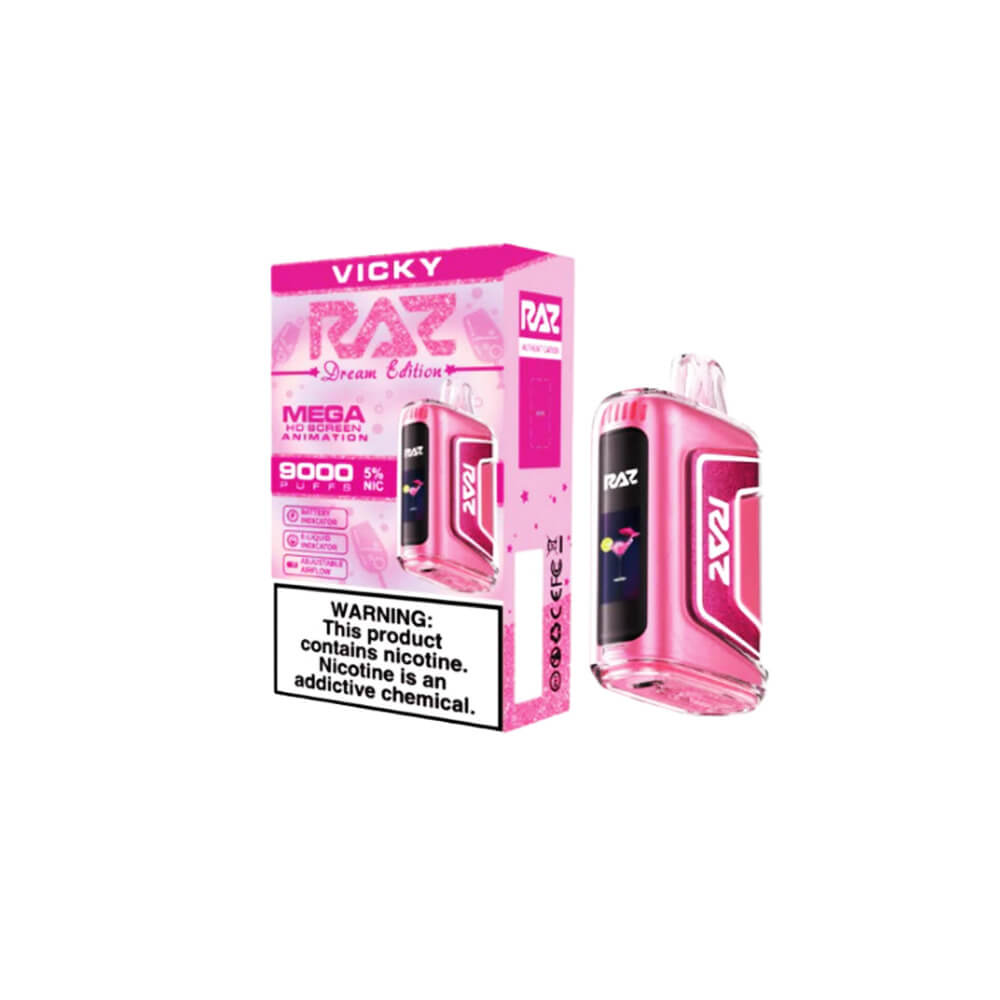 RAZ TN9000 Disposable 9000 Puffs 12mL 50mg | MOQ 5 Vicky with packaging