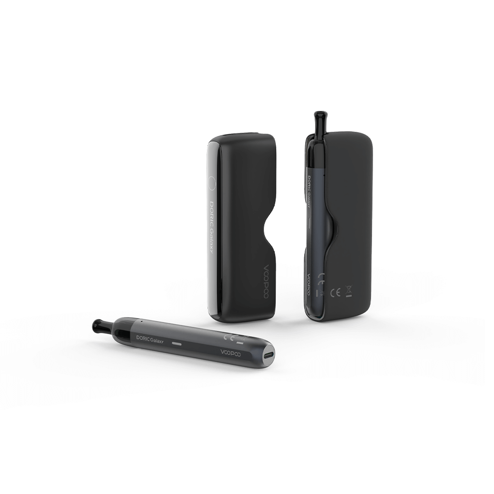 Voopoo Doric Galaxy Kit (Pod System + Power Bank) | Black with Casing