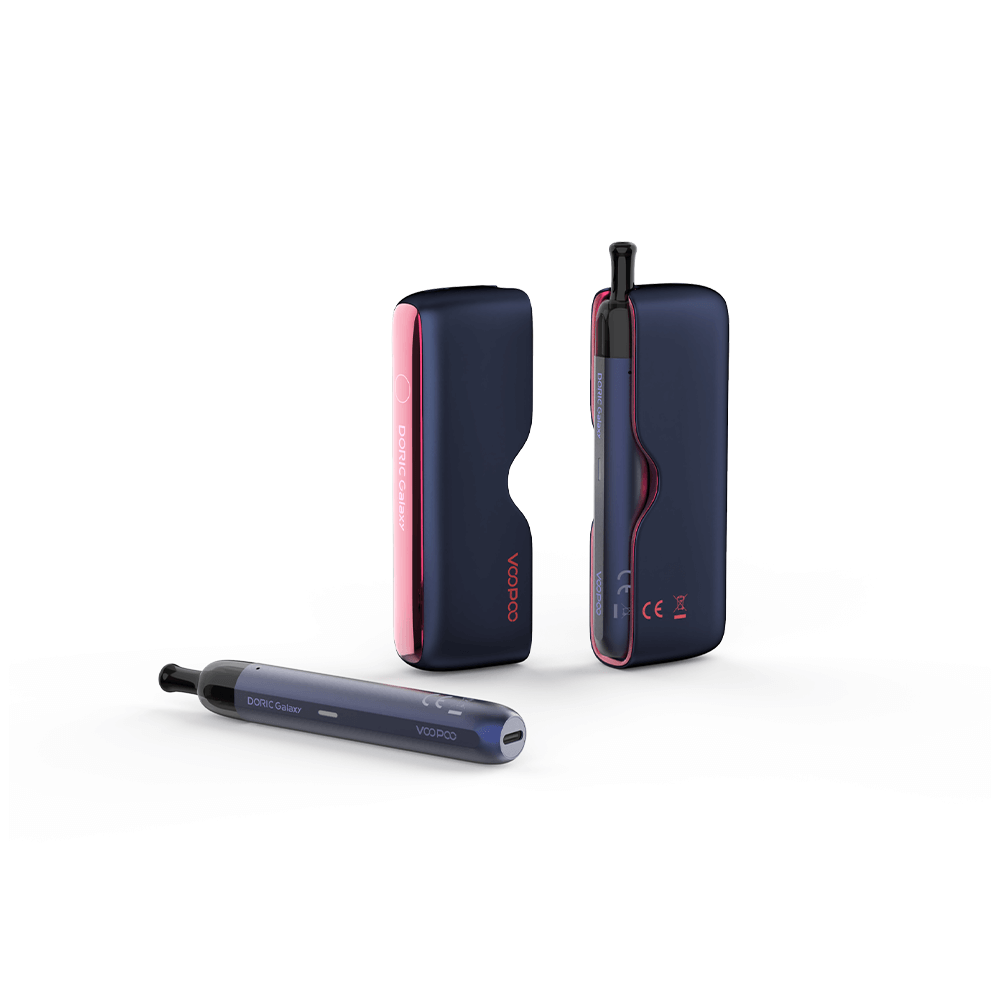Voopoo Doric Galaxy Kit (Pod System + Power Bank) | Leaden Red with Casing