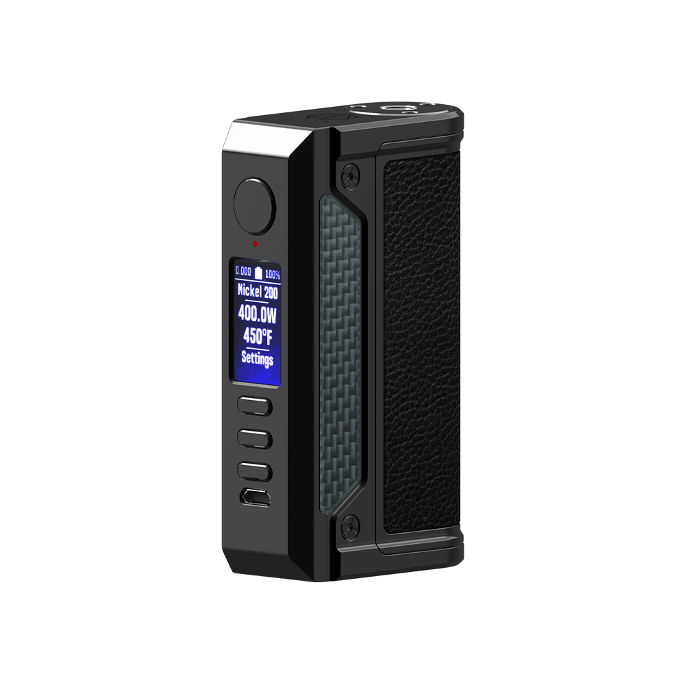 LVE Therion II DNA 250C 200W Box Mod (Mod Only) | Black With Black Leather