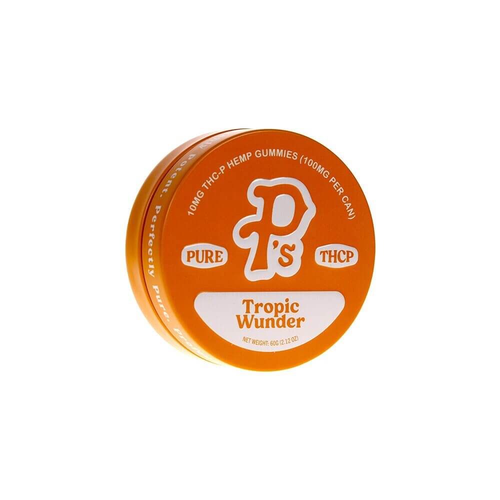 Pushin’ P’s Pure THC-P Gummies (100mg 10ct Tin) Tropical Wunder