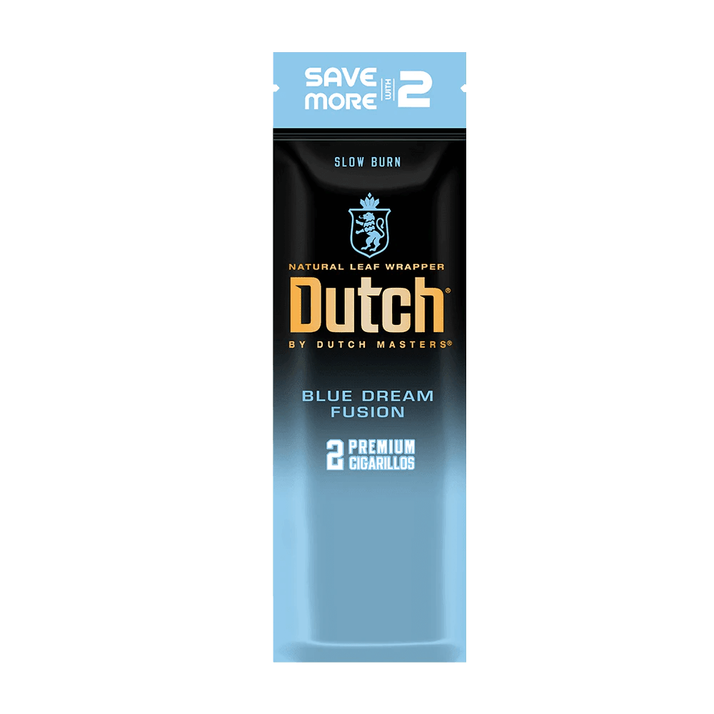 Dutch Premium Cigarillos 2-Pack (30ct Display Box) Blue Dream Fusion