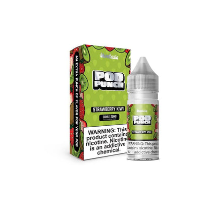 Vapetasia Salt Series E-Liquid | 30ML | 25mg | Pod Punch | Strawberry Kiwi Ice with packaging