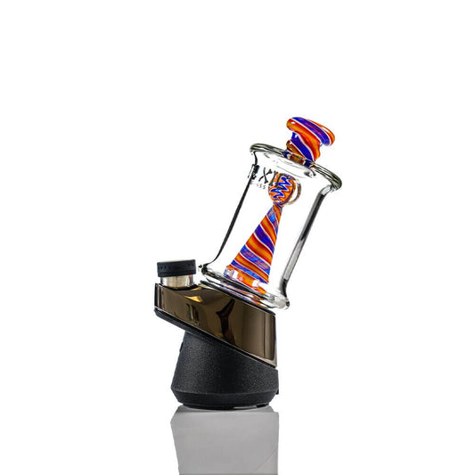 MKGlass TXAT85 Toxic Candyland Puffco Glass Attachment  Blue