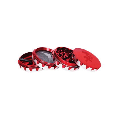 MKGlass MKGR4 Blade 4 Part Premium Grinder Display (6pc Display) Red