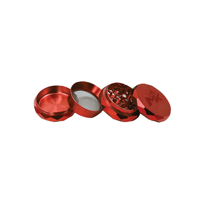 MKGlass MKGR8 Excalibur 4 Part Premium Grinder Display (6pc Display) Red