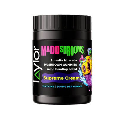 Taylor Madd Shroom Amanita Muscaria Gummies (600mg 15ct Jar) | Supreme Cream