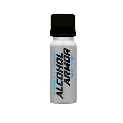 Alcohol Armor Hangover Prevention Shots (60mL)(12-Pack Box)  Boujee Berry
