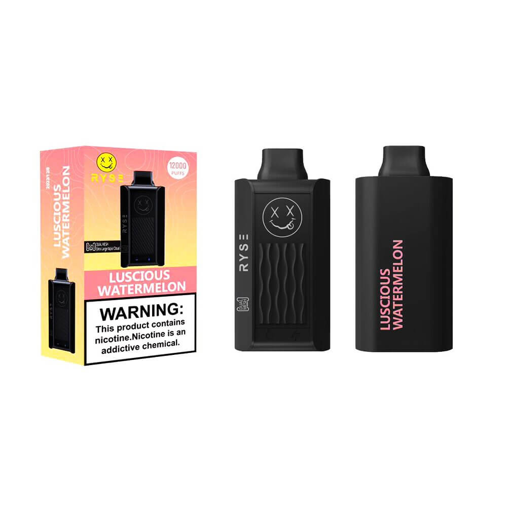 Ryse Disposable | 12000 Puffs | 18mL | 50mg | MOQ 10 | Luscious Watermelon with Packaging